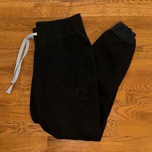 Figs Black Jogger Scrub Pants